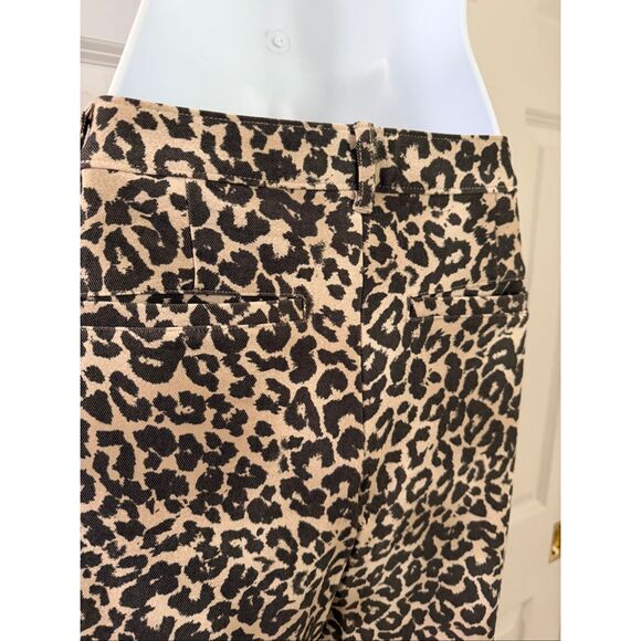 Free People High Rise Leopard print denim pants - Picture 5 of 8